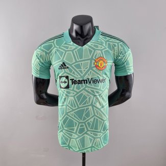 Maillot Manchester United Authentique Portero Vert 2022/2023